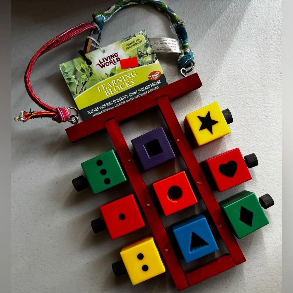 Living World Large Hangable Bird Toy Learning Blocks